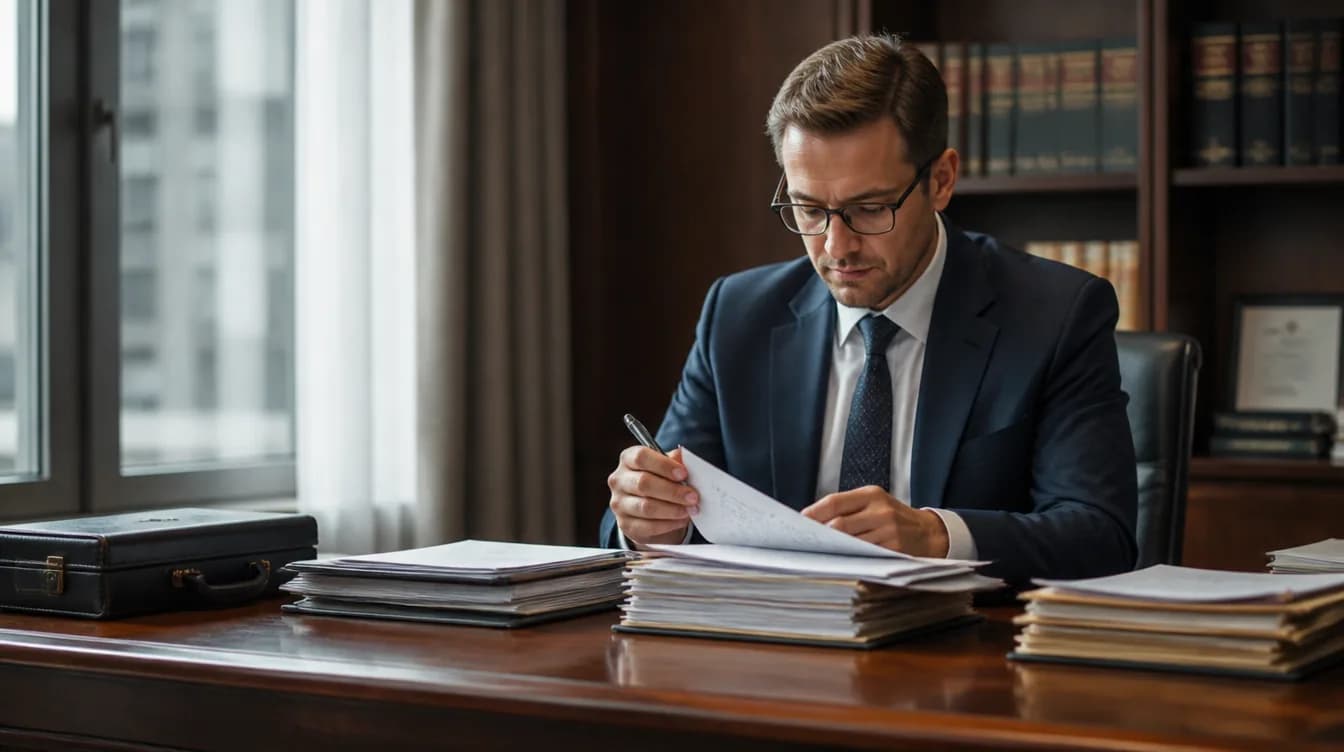 Юрист готовит заявление о банкротстве гражданина к арбитражному суду